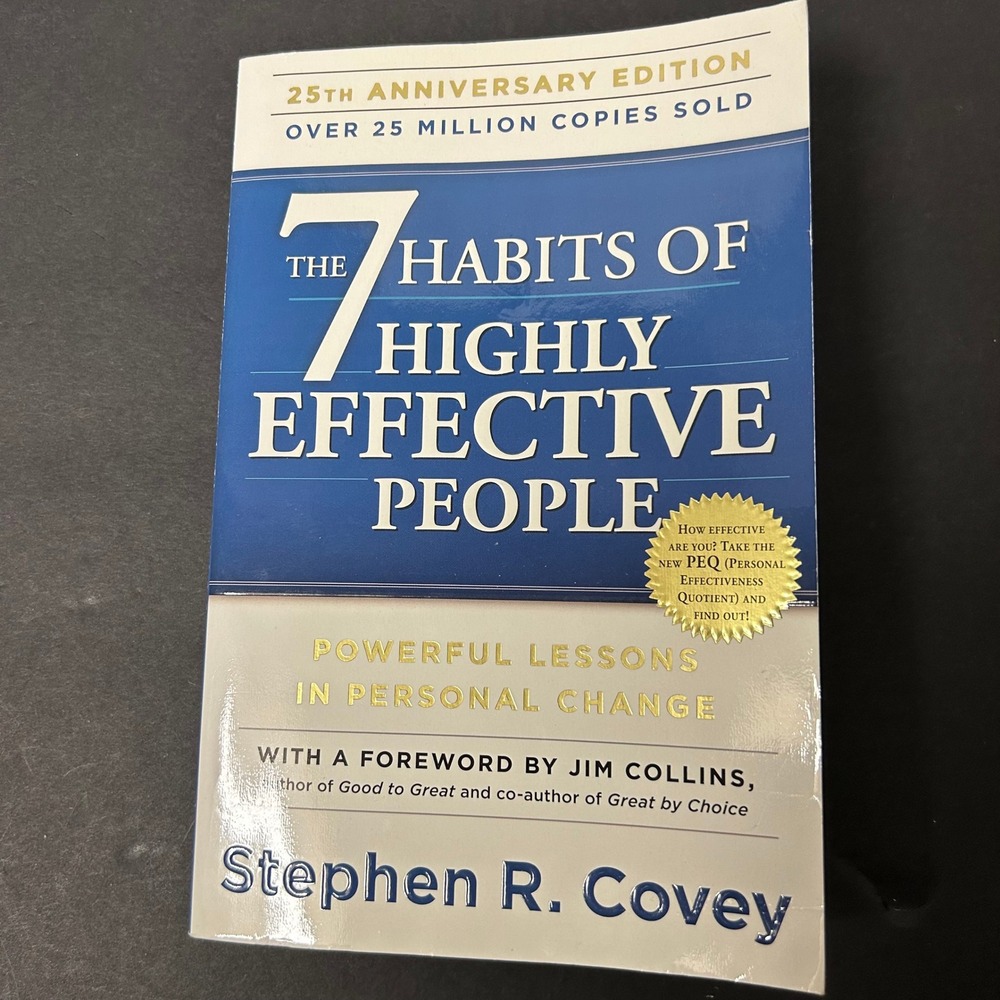 Stephen R Covey The 7 Habits of Highly Effective‎ People Paperback 25th Anniv